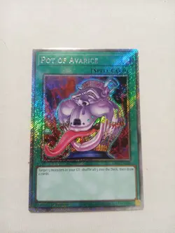 YUGIOH- Pot of Avarice - RA03-EN160 - Platinum Secret Rare - 1st Edition - Image 1