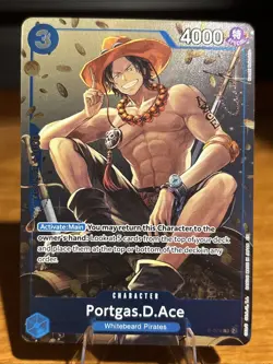 One Piece Portgas D. Ace P-074 Carrying On His Will Mini Tin Promo - Image 1
