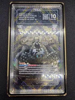 2025 ONE PIECE OP12-LEGACY OF THE MASTER 3RD ANV-GOLD MARSHALL D. TEACH - TAG 10 - Image 1