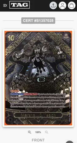 2025 ONE PIECE OP12-LEGACY OF THE MASTER 3RD ANV-GOLD MARSHALL D. TEACH - TAG 10 - Image 2