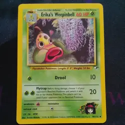 Pokemon Gym Heroes Erikas Weepinbell 48/132 NM 2000 WOTC - Image 1