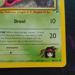 Pokemon Gym Heroes Erikas Weepinbell 48/132 NM 2000 WOTC - Image 2