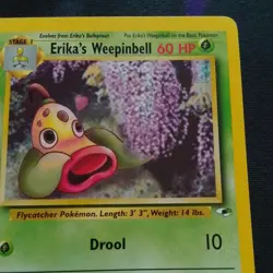 Pokemon Gym Heroes Erikas Weepinbell 48/132 NM 2000 WOTC - Image 4