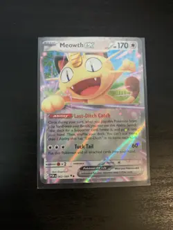 Pokemon Meowth ex 062/088 Perfect Order Double Rare Holo NM - Image 1