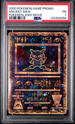 Ancient Mew - Pokemon Game Promo - Pokemon 2000 Movie - Pokemon Card - PSA 1 - Image 1