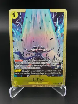 El Thor Premium Card Collection Best Selection Vol 2 OP05-114 Promo One Piece NM - Image 1