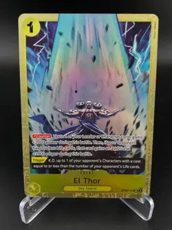 El Thor Premium Card Collection Best Selection Vol 2 OP05-114 Promo One Piece NM - Image 1