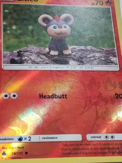 REVERSE HOLO Litleo 18/131 LP Yuka Morii Clay Forbidden Light Pokemon Card - Image 2