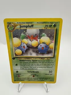 1st Edition Jumpluff 9/64 Neo Revelation 2000 Holo Rare WOTC Pokemon Card TCG MP - Image 1