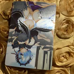 REM RE:ZERO GODDESS ACG Waifu Girl Foil Card Kneel - Image 3