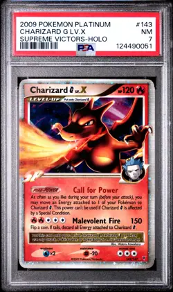 Charizard G Lv. X - 143/147 - Ultra Rare - Supreme Victors - Pokemon - PSA 7 - Image 1