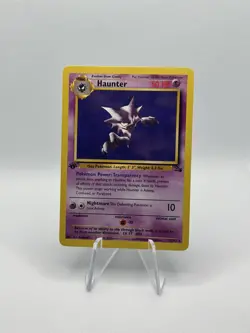 Pokemon Card Haunter Non-Holo Rare 21/62 Fossil Set 1st Edition Near Mint/Mint - Image 3