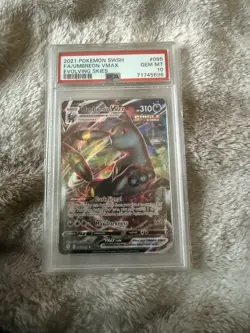 Pokemon TCG Umbreon VMAX Evolving Skies 095/203 Holo Ultra Rare PSA 10 - Image 1