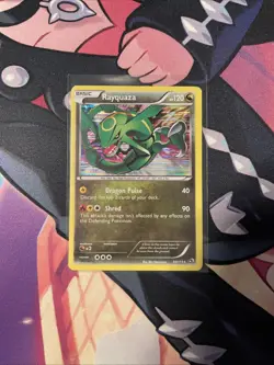 Pokemon TCG Rayquaza Holo Rare Card Legendary Treasures Series 93/113 LP - Image 1