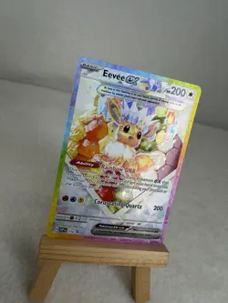 Eevee ex SVP 174 Prismatic Evolutions [UPC] Black Star Promo Pokemon Card NM/M - Image 2