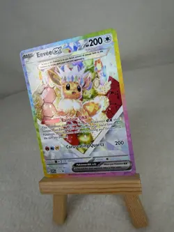 Eevee ex SVP 174 Prismatic Evolutions [UPC] Black Star Promo Pokemon Card NM/M - Image 3