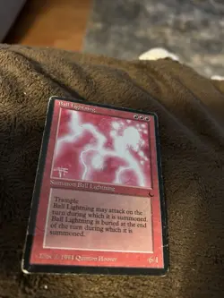 Wizards of the Coast Ball Lightning The Dark Creature Red Rare 1994 Magic Card - Image 1