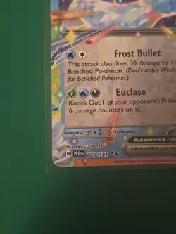 Glaceon EX 026/131 Play! Prize Pack Series 7 Stamped Pokemon TCG Card NM - Image 4