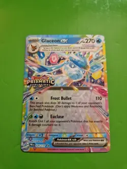 Pokemon TCG Glaceon EX 026/131 Prismatic Evolutions Stamped Promo - Image 1