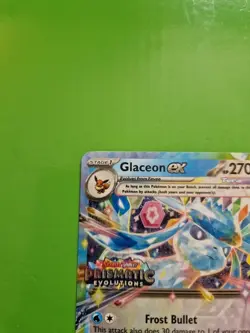 Pokemon TCG Glaceon EX 026/131 Prismatic Evolutions Stamped Promo - Image 2