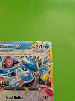 Pokemon TCG Glaceon EX 026/131 Prismatic Evolutions Stamped Promo - Image 3