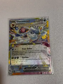 Pokemon TCG Glaceon EX 026/131 Double Rare Card Prismatic Evolutions - Image 1