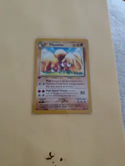 Piloswine 1st Edition Neo Revelation Pokemon Card TCG 36/64 NM - Image 1