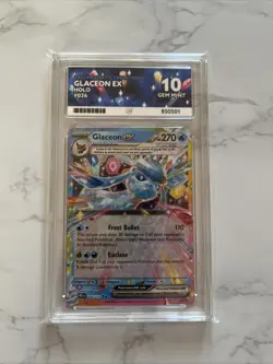 🔥ACE 10🔥 Pokemon TCG Glaceon Ex Prismatic Evolutions 026/131 Double Rare Holo - Image 1