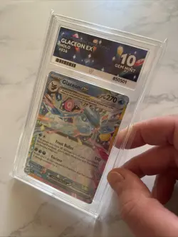 🔥ACE 10🔥 Pokemon TCG Glaceon Ex Prismatic Evolutions 026/131 Double Rare Holo - Image 3