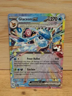 Pokemon TCG - Glaceon EX 026/131 - PRE Play! Stamped Prize Pack 7 Holo - NM/Mint - Image 1