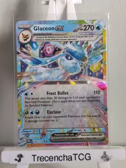 Pokemon TCG Glaceon EX 026/131 Double Rare Card Prismatic Evolutions - Image 1