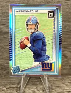 2025 Panini Donruss Optic Jaxon Dart Silver Prizm Holo Rated Rookie #273 RC - Image 1