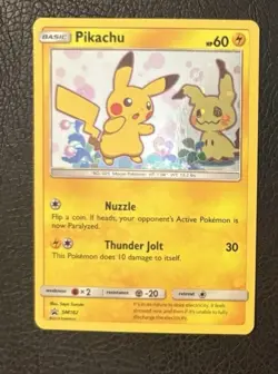 Pokemon 2019 Pikachu SM162 Sun & Moon Black Star Promo Holo Card TCG - Image 3