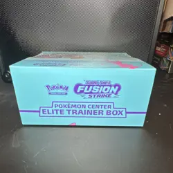 Pokemon Center Elite Trainer Box Fusion Strike Sword & Shield Mew Edition 2021 - Image 5