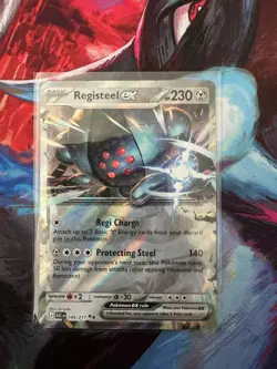 Registeel Ex 145/217 - Pokemon Ascended Heroes - Mint/NM Condition - Image 1