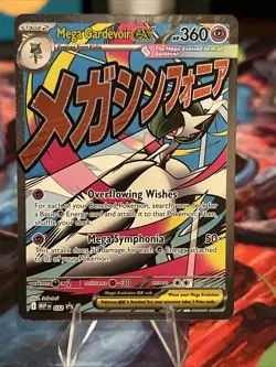 Pokemon Ascended Heroes Mega Gardevoir Ex 32 Black Star Promo Mega Attack NM/M - Image 1