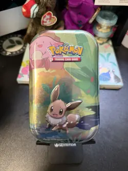 Pokemon TCG : Kanto Friends Mini Tin Display-Pikachu!! With Art & Coin, No Packs - Image 1