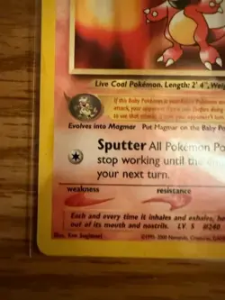 Pokemon TCG Magby Neo Genesis 23/111 Regular Rare Unlimited MP - Image 3