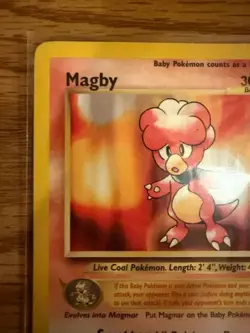 Pokemon TCG Magby Neo Genesis 23/111 Regular Rare Unlimited MP - Image 5