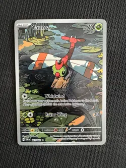 Pokemon TCG: Yanma 183/182 Illustration Rare Sv10: Destined Rivals NM - Image 1