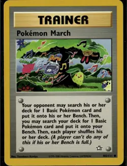 Pokemon March Common Neo Genesis 102/111 Trainer Unlimited Pokemon Card - Image 1