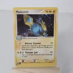 Manectric 9/109 EX Ruby & Sapphire Holo Rare E-Reader 2003 Pokemon Card - Image 1