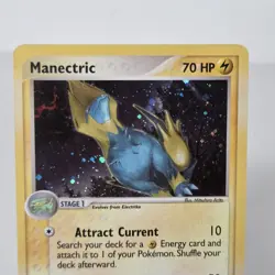 Manectric 9/109 EX Ruby & Sapphire Holo Rare E-Reader 2003 Pokemon Card - Image 2