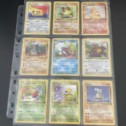 (Vintage) Pokemon Jungle set Cards 1999 complete Common Uncommon WOTC Jungle - Image 3