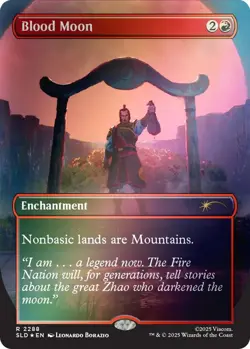 Blood Moon (Rainbow Foil) 2288 Secret Lair Drop Series NM EN - Image 1
