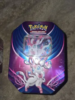 Pokemon 2018 Evolution Celebration Tin Sylveon GX Sealed - Image 1