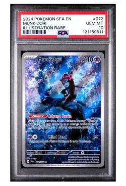 PSA 10 Munkidori 072/064 Sv: Shrouded Fable Illustration Pokemon Card - Image 1