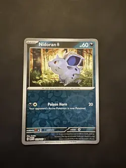Pokemon TCG Nidoran F Scarlet & Violet-151 029/165 Reverse Holo Common - Image 1