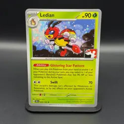 Ledian 003/142 Prize Pack NM Rare SV: Stellar Crown Pokemon TCG - Image 1