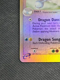 Pokemon Altaria 2/97 Reverse Holo Rare E-Reader EX Dragon 2003 Vintage TCG LP - Image 5